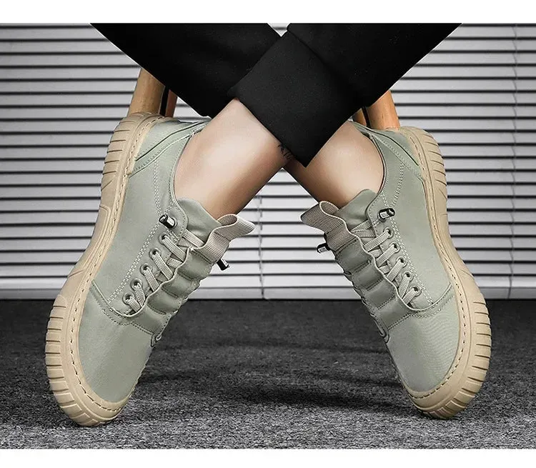 Men Casual Shoes Breathable Ice Silk Male Loafers Slip on Walking Flats Shoes Vulcanized Shoes for New Men Comfortable Sneakers