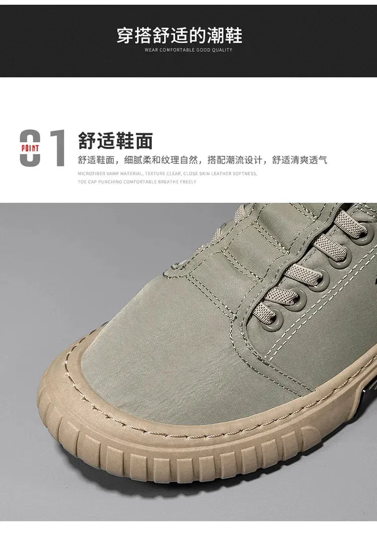 Men Casual Shoes Breathable Ice Silk Male Loafers Slip on Walking Flats Shoes Vulcanized Shoes for New Men Comfortable Sneakers