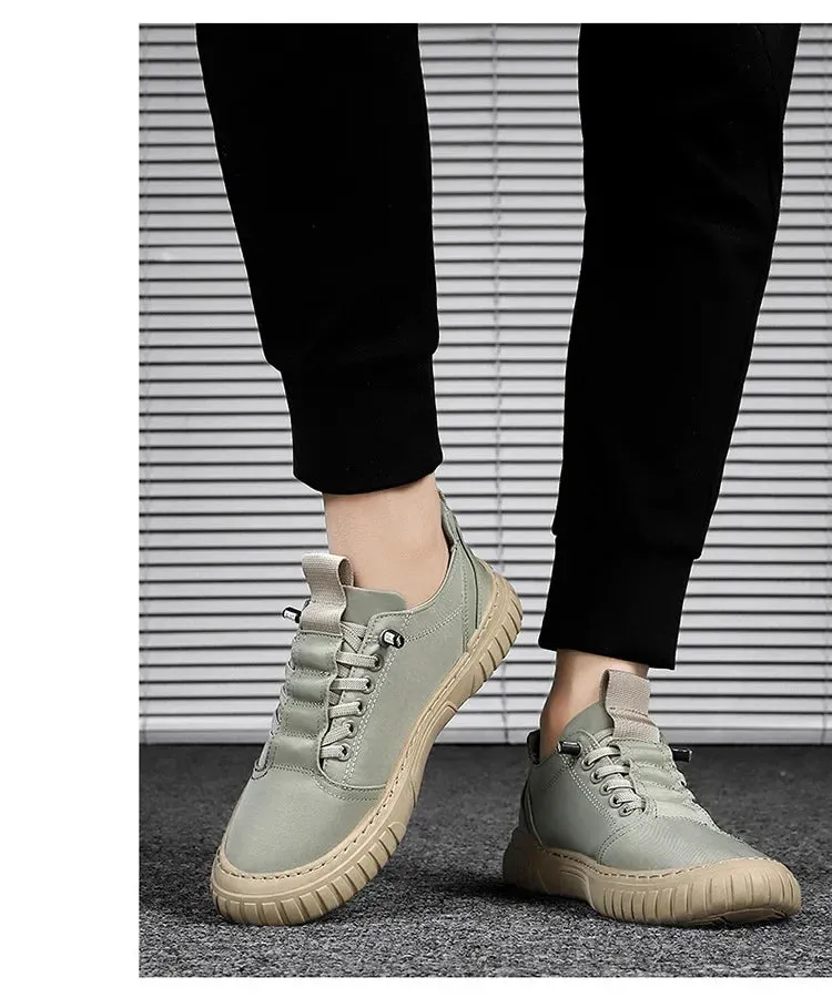 Men Casual Shoes Breathable Ice Silk Male Loafers Slip on Walking Flats Shoes Vulcanized Shoes for New Men Comfortable Sneakers