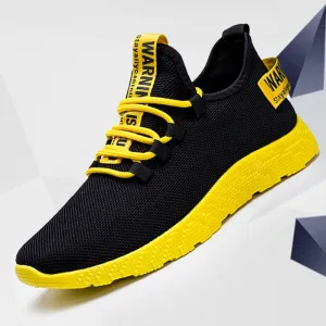 Men Sneakers  New Breathable Lace Up Men Mesh Shoes Fashion Casual No-slip