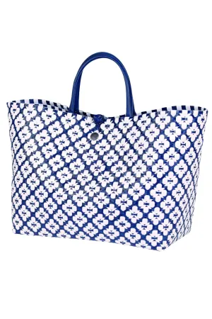Motif Bag | Navy & White