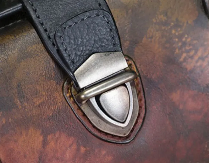 Multicolor Womens Small Leather Shoulder Purse Genuine Leather Handbags For Ladies