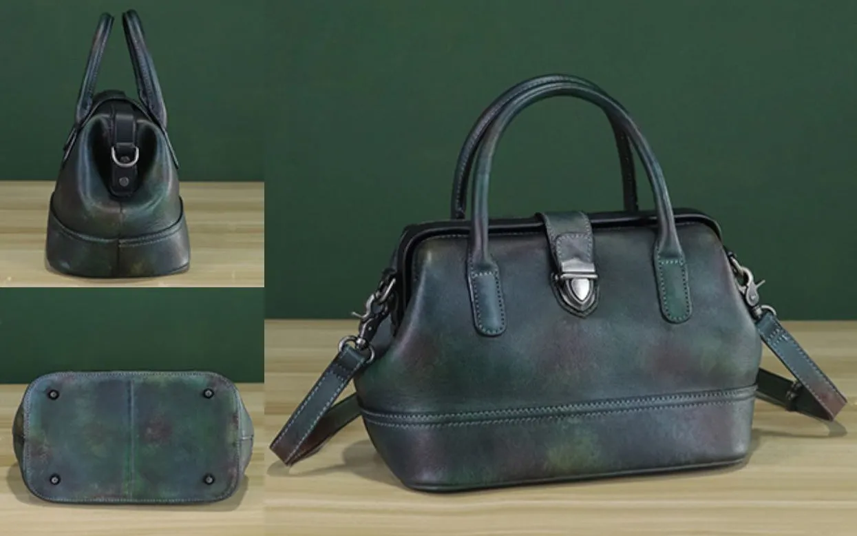 Multicolor Womens Small Leather Shoulder Purse Genuine Leather Handbags For Ladies