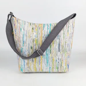 Multicolored Shimmery  Upcycled Handwoven Eclipse Jhola Tote (EJ0125-008) PS_W
