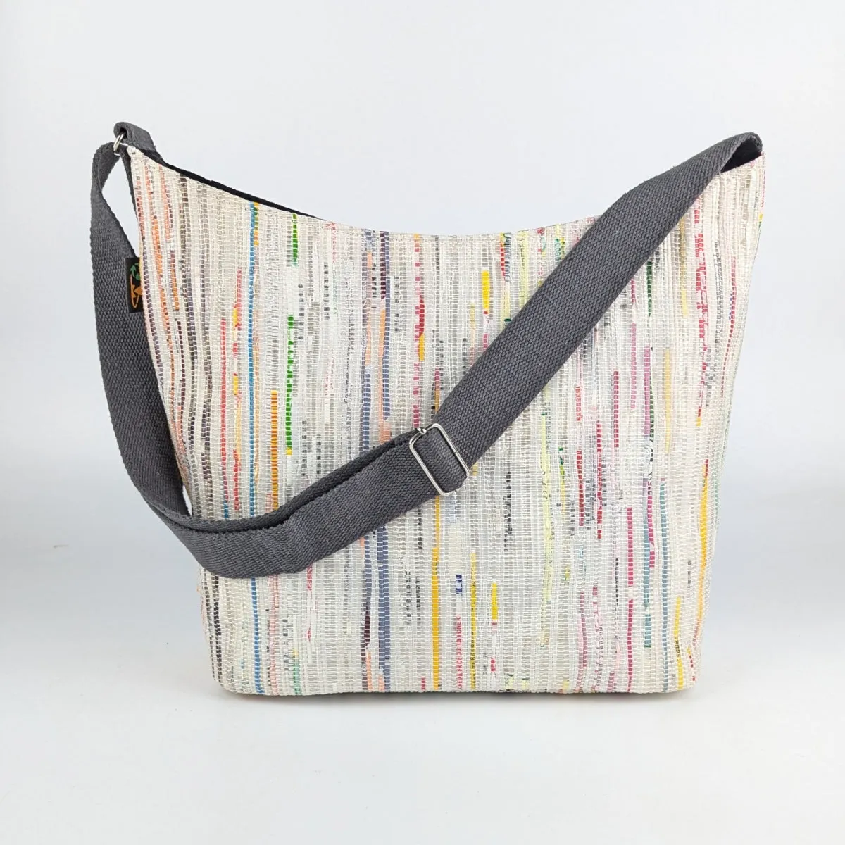 Multicolored Upcycled Handwoven Eclipse Jhola Tote (EJ0125-004) PS_W