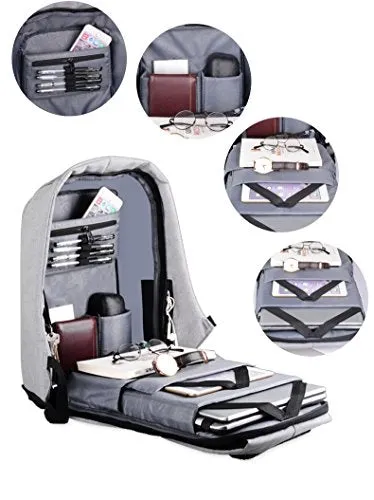 Multifunction USB charging Men 15inch Laptop Backpacks For Teenager Fashion Male Mochila Leisure