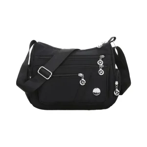 Multifunctional Casual Crossbody Shoulder Bag Handbags for Women Black