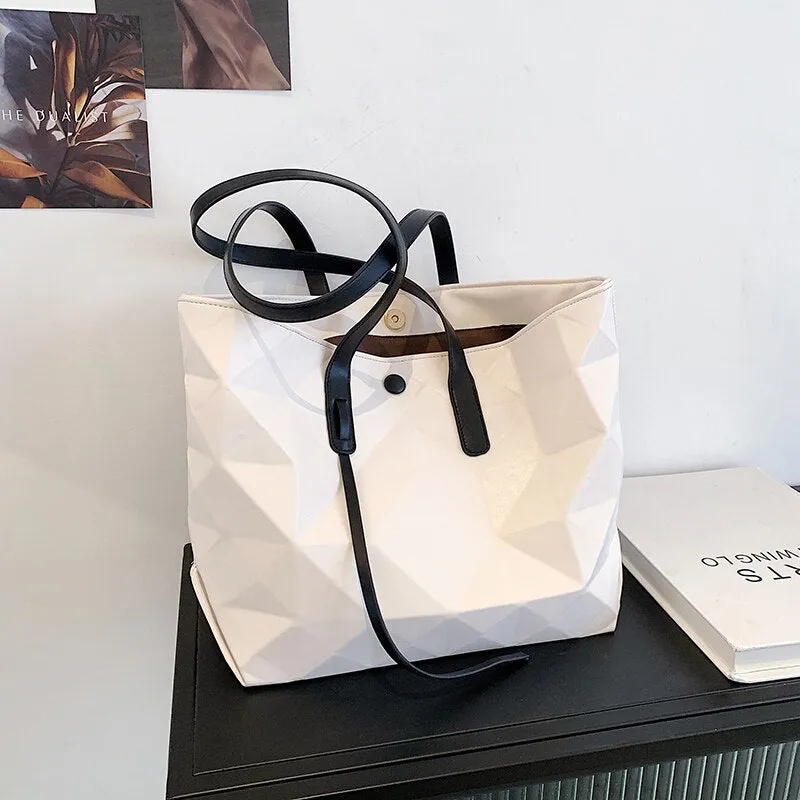 New Arrival Soft PU Leather Handbags for Women Large Capacity Fashion Female Tote Bags High Quality Ladies Shopper Shoulder Bag