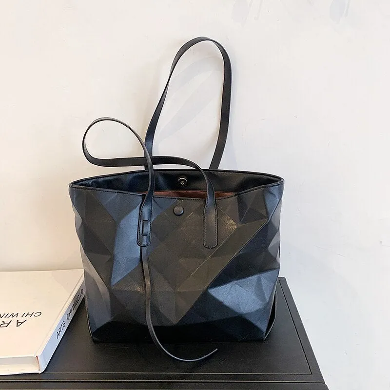 New Arrival Soft PU Leather Handbags for Women Large Capacity Fashion Female Tote Bags High Quality Ladies Shopper Shoulder Bag