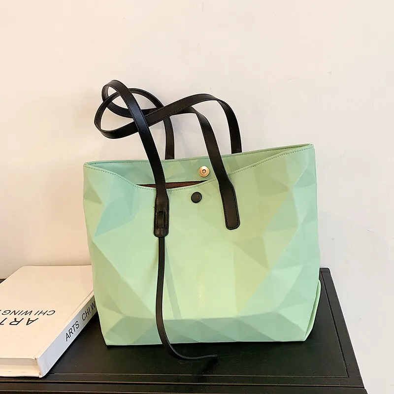 New Arrival Soft PU Leather Handbags for Women Large Capacity Fashion Female Tote Bags High Quality Ladies Shopper Shoulder Bag