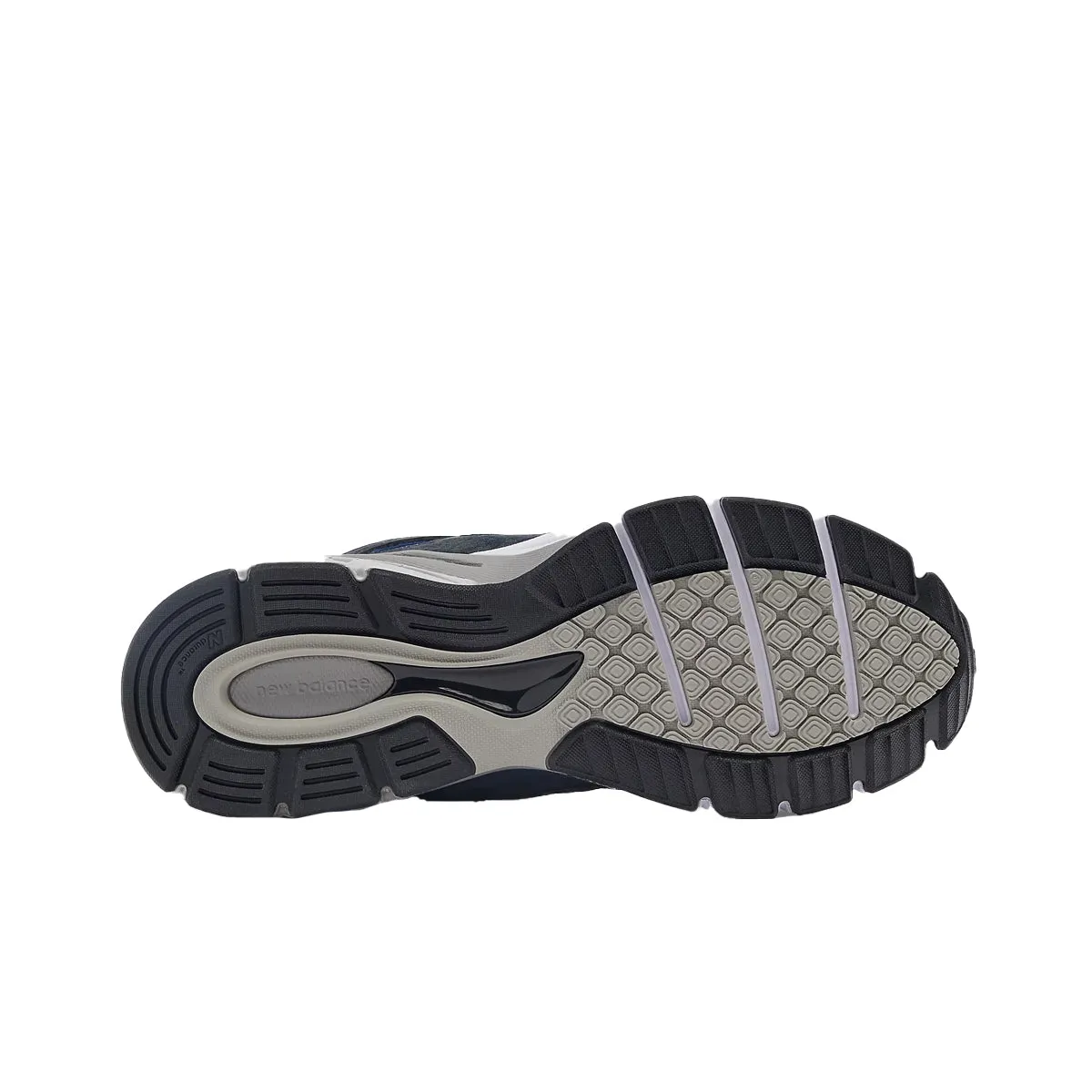 New Balance Mens Auralee x New Balance 990V4 Running Sneakers U990NV4 Navy