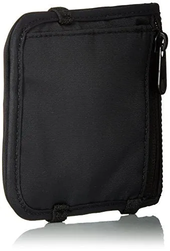 Pacsafe Rfidsafe V100 Anti-Theft Rfid Blocking Bi-Fold Wallet, Black