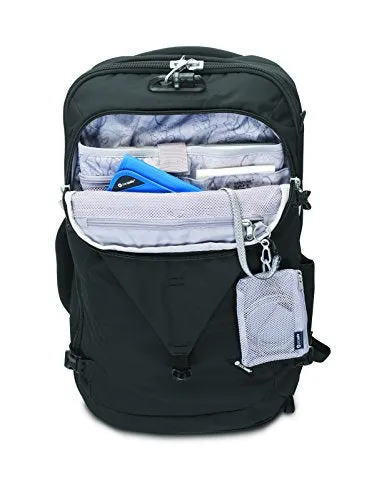 Pacsafe Venturesafe Exp45 Anti-Theft Carry-On Travel Backpack, Black