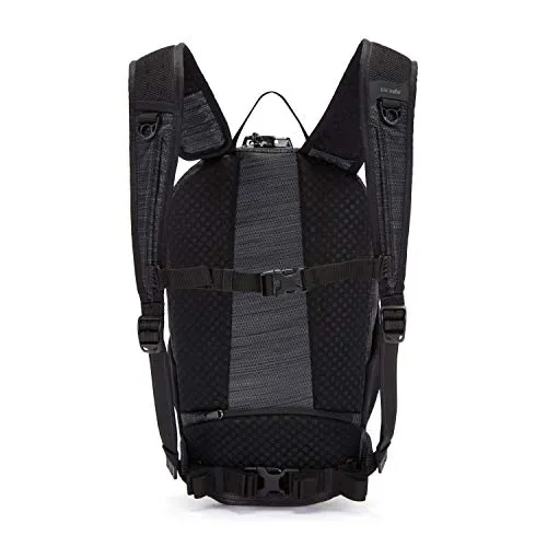 Pacsafe Venturesafe X12 12L Anti-Theft Outdoor Daypack-Fits 11" Laptop, Charcoal Diamond, 12 Liter