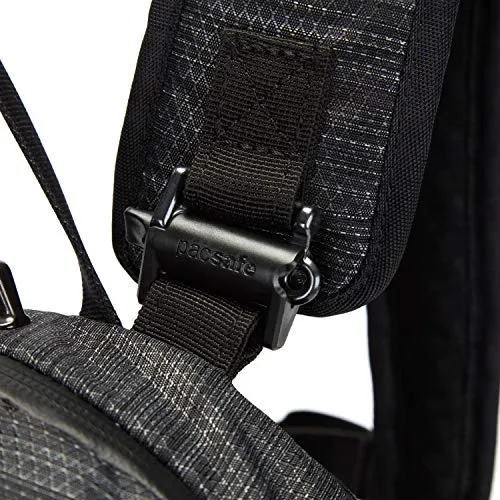 Pacsafe Venturesafe X12 12L Anti-Theft Outdoor Daypack-Fits 11" Laptop, Charcoal Diamond, 12 Liter