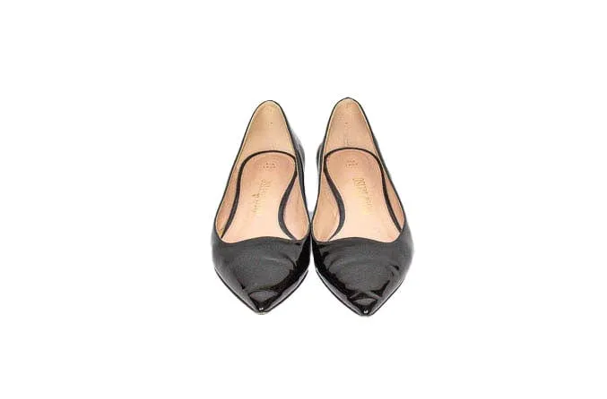 Patent Pointed-Toe Ballet Flats