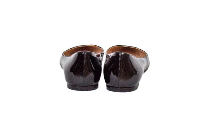 Patent Pointed-Toe Ballet Flats