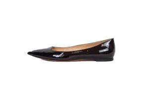 Patent Pointed-Toe Ballet Flats