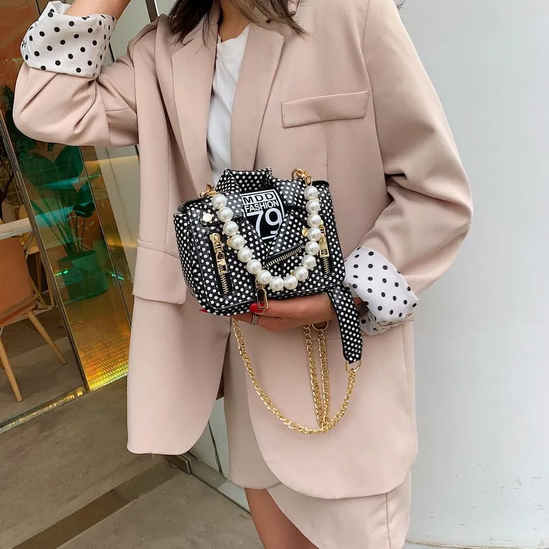 Premium Pearls Chain Crossbody Bags