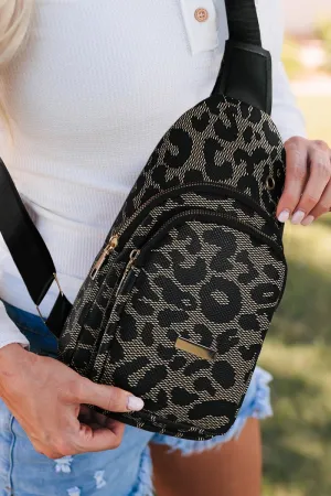 PREORDER! ETA 3/01 Black Mountain Leopard Sling Bag  **SHIPPING EXPECTED TO BEGIN ON DATE 3/01**
