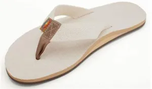 Rainbow Sandals Women's - Single Layer Hemp - 1" Strap - Natural