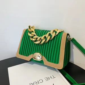 Sling Bags Chain Vertical Pattern Crossbody Fashion Fashion Women's Bag
