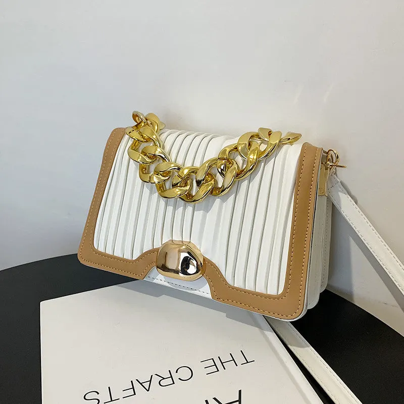 Sling Bags Chain Vertical Pattern Crossbody Fashion Fashion Women's Bag