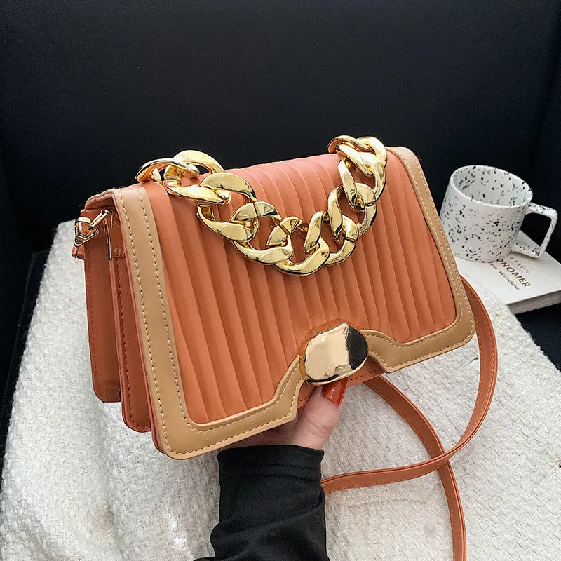 Sling Bags Chain Vertical Pattern Crossbody Fashion Fashion Women's Bag