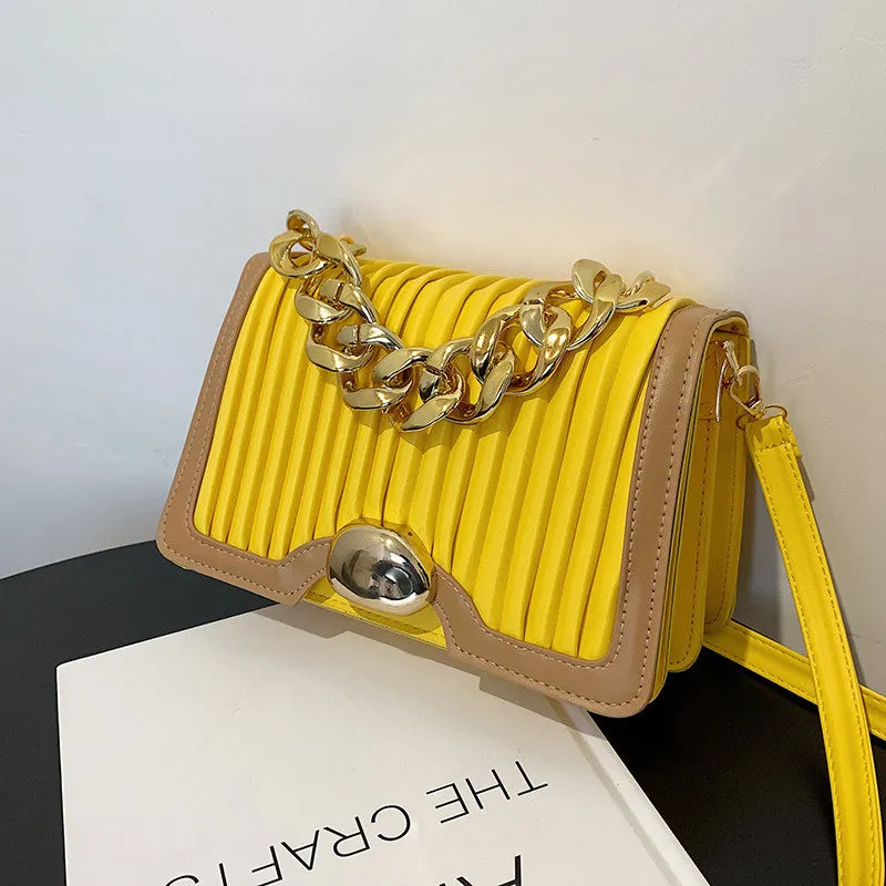 Sling Bags Chain Vertical Pattern Crossbody Fashion Fashion Women's Bag