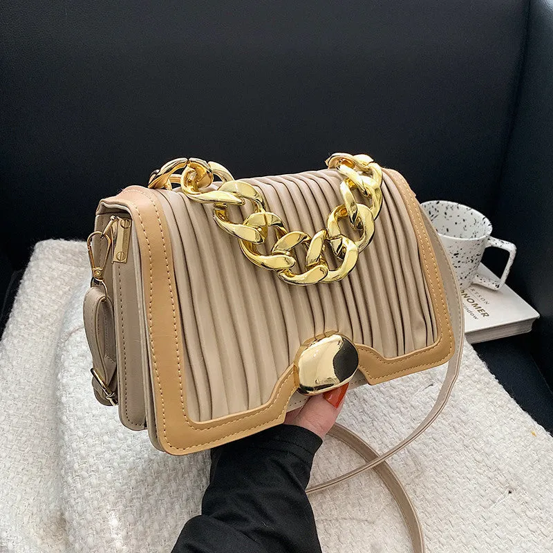 Sling Bags Chain Vertical Pattern Crossbody Fashion Fashion Women's Bag