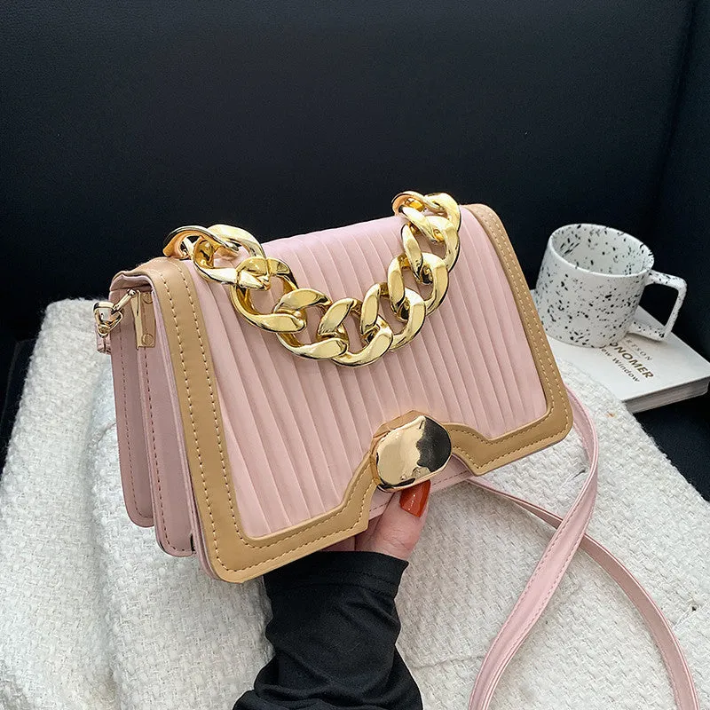 Sling Bags Chain Vertical Pattern Crossbody Fashion Fashion Women's Bag