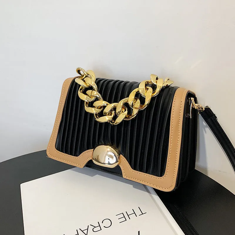 Sling Bags Chain Vertical Pattern Crossbody Fashion Fashion Women's Bag