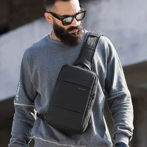 Sling Crossbody Bag Travel Chest Bag Messenger Shoulder Sling Running Bag for Men