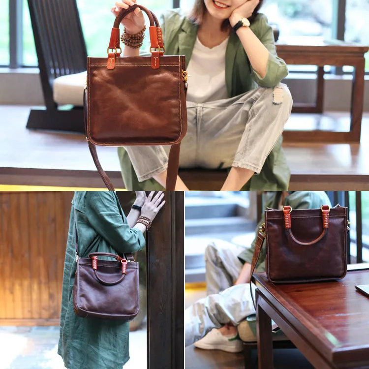Small Womens Green Leather Crossbody Tote Bags Purse Handbags With Zipper for Women