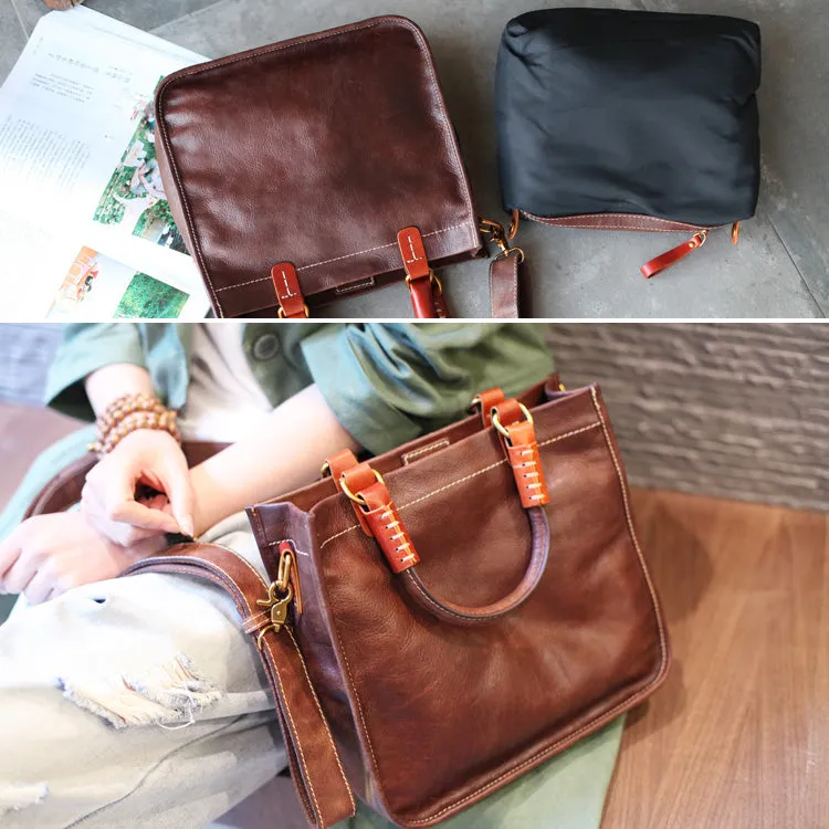 Small Womens Green Leather Crossbody Tote Bags Purse Handbags With Zipper for Women