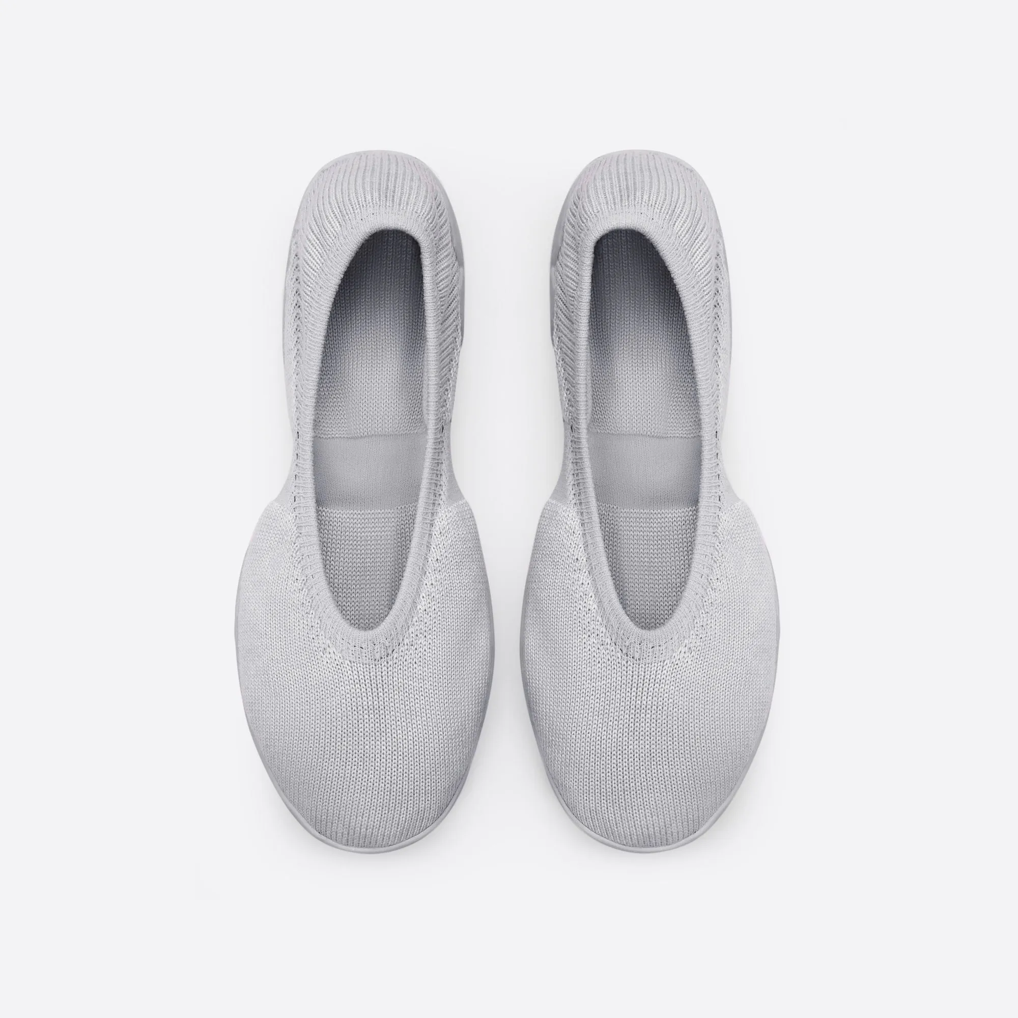 Sohiwoo Women Round Toe Mesh Ballet Flats