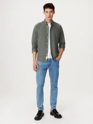 The Jasper Oxford Shirt in Boreal Green