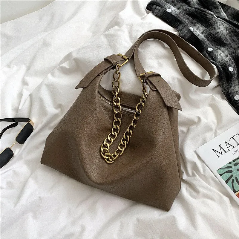 Thread Chain design women Shoulder Bags Large capacity 2021 new ladies Handbags brand design big totes Lady messenger Bag Hobos