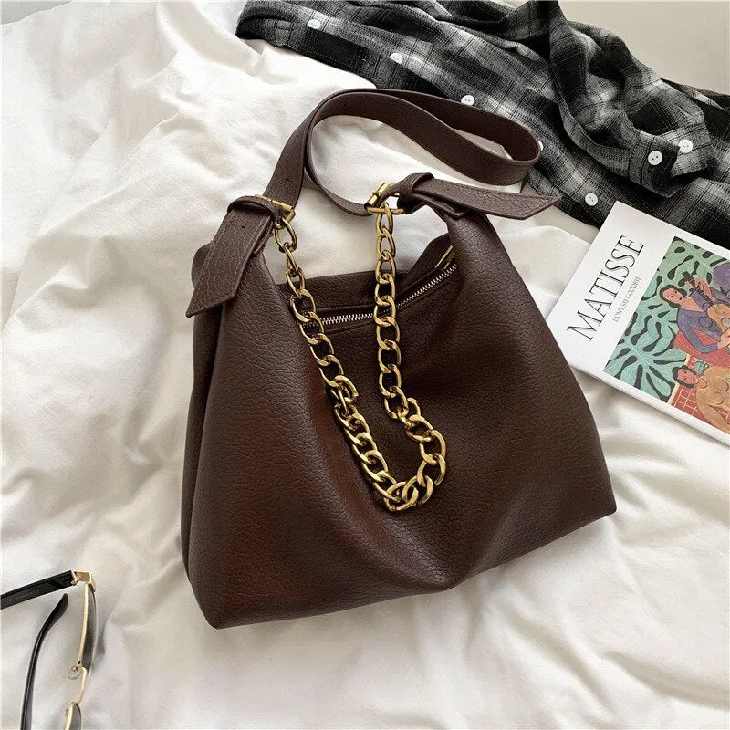 Thread Chain design women Shoulder Bags Large capacity 2021 new ladies Handbags brand design big totes Lady messenger Bag Hobos
