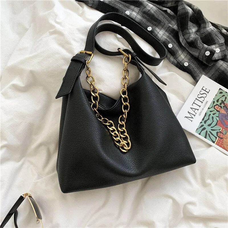 Thread Chain design women Shoulder Bags Large capacity 2021 new ladies Handbags brand design big totes Lady messenger Bag Hobos