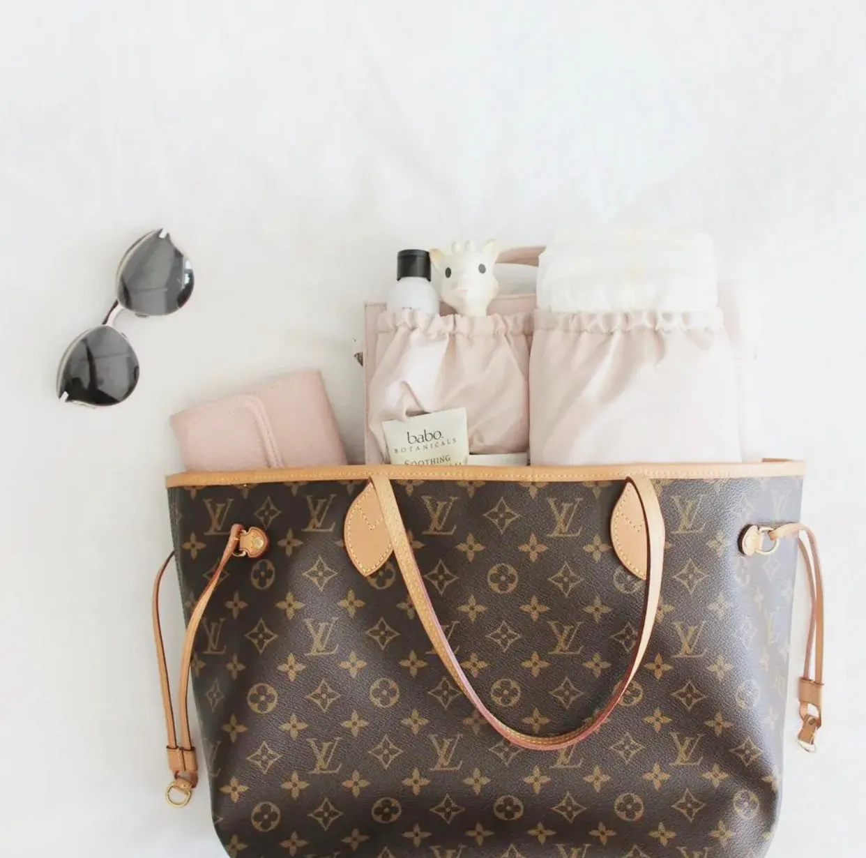 ToteSavvy Diaper Bag Organizer - Almond