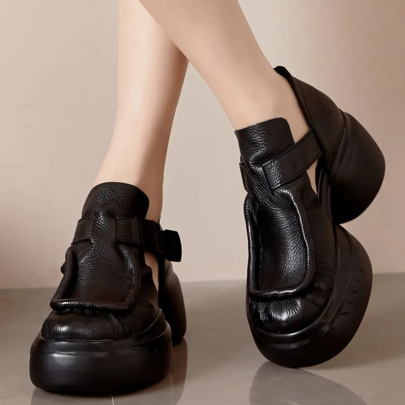 USS Shoes Joe Women's Thick Sole Platform Shoes