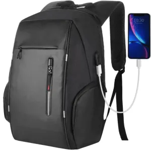 Vbiger Business Backpack Casual Daypack with USB Charging Port & Reflective Strips
