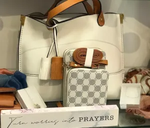 White Inzi handbag