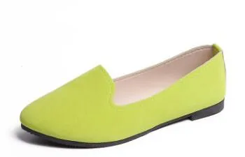Women's Flats 2020 Women Shoes Candy Color Woman Loafers Spring Autumn Flat Shoes Women Zapatos Mujer Summer Shoes Size 35-43