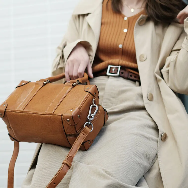 Women's Genuine Leather Handbags Cross Shoulder Bag For Women