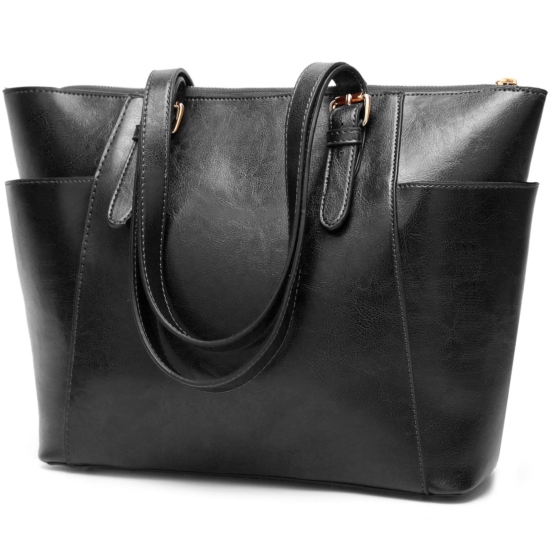 Women’s Oil Wax Large Capacity Shoulder Bag