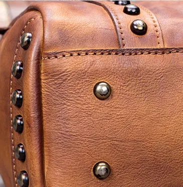 Women's Small Leather Shoulder Bag Top Handle Handbag For Women