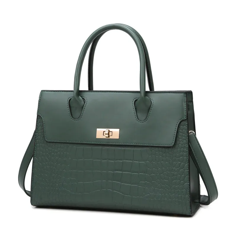 Women's Stone Pattern Large Capacity Handbag
