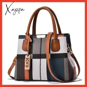 Xajzpa - Ladies Quality Leather Letter Shoulder Bags for Women Luxury Handbags Women Bags Designer Fashion Large Capacity Tote Bag